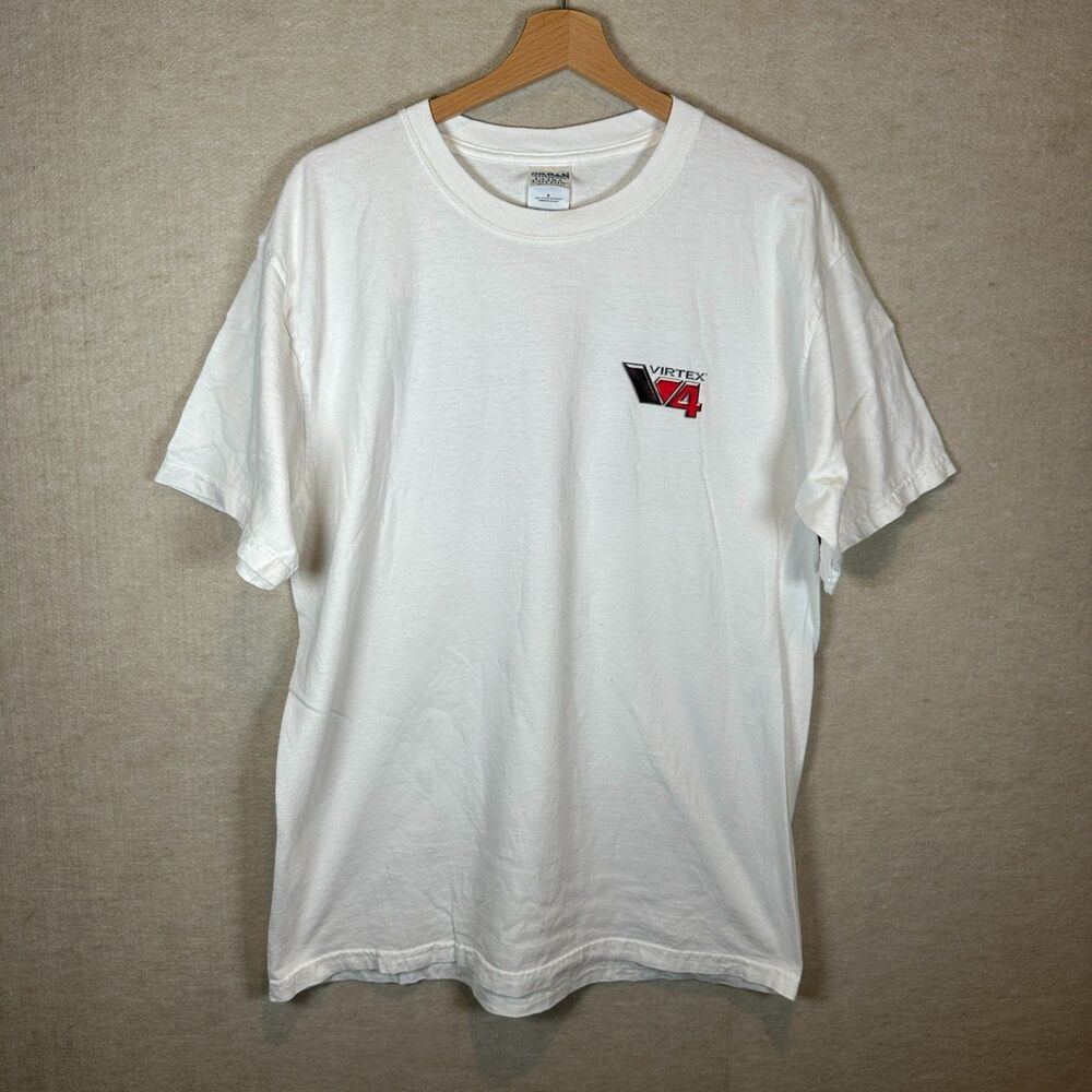 Vintage Xilinx Virtex V4 FPGA Semiconductor Tech Promo T Shirt Y2K 2000 White L